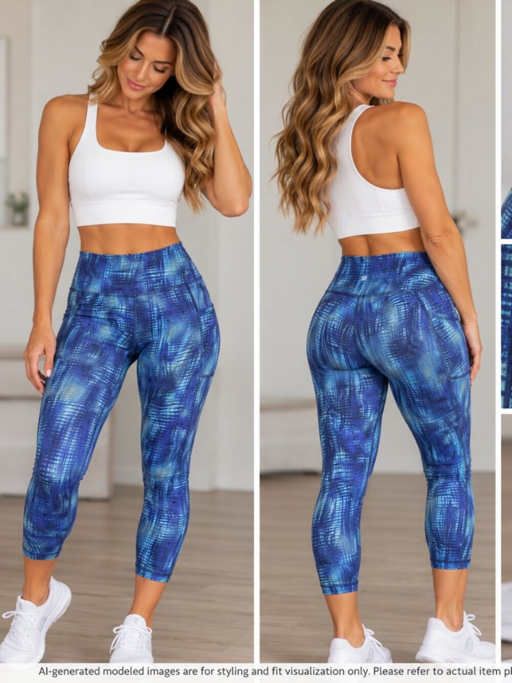 Lululemon Invigorate High-Rise Tight 25" Shapeshifter Flux Blue Size 2
